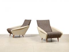 Gio Ponti Model No 807A Distex Lounge Chairs by Gio Ponti for Cassina - 3205970
