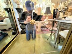 Gio Ponti Monumental Italian Modern Neoclassical Style Bronze Mirror - 4460072