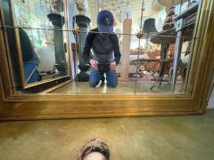 Gio Ponti Monumental Italian Modern Neoclassical Style Bronze Mirror - 4460073