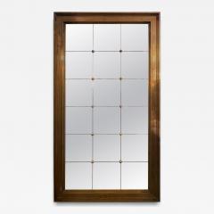 Gio Ponti Monumental Italian Modern Neoclassical Style Bronze Mirror - 4460731