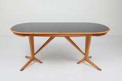 Gio Ponti Oak Dining Table in the style of Gio Ponti 1970s - 1237884