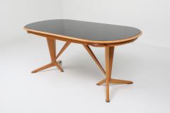 Gio Ponti Oak Dining Table in the style of Gio Ponti 1970s - 1237886