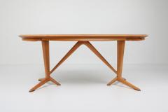 Gio Ponti Oak Dining Table in the style of Gio Ponti 1970s - 1237887