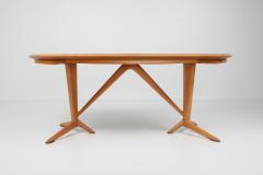 Gio Ponti Oak Dining Table in the style of Gio Ponti 1970s - 1237887