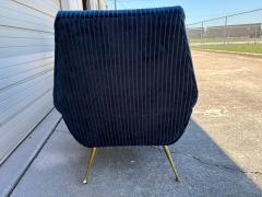 Gio Ponti Pair Of Italian Modern Gio Ponti Inspired Lounge Chairs - 4676635