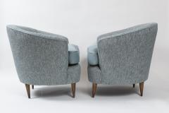 Gio Ponti Pair Of Mid Century Italian Gio Ponti Style Tub Chairs For Casa Giardino - 3196509