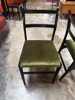 Gio Ponti Pair of 6 Rare Gio Ponti Leggera Dining Chairs 1950s - 3401499