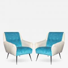 Gio Ponti Pair of Arm Chairs by Gio Ponti Made in Milan 1955 - 469749