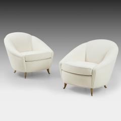 Gio Ponti Pair of Boucl Armchairs - 1698925