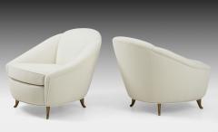 Gio Ponti Pair of Boucl Armchairs - 1698943