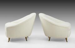 Gio Ponti Pair of Boucl Armchairs - 1698948