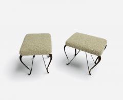 Gio Ponti Pair of Brass Italian Stool circas 1950 - 4571040