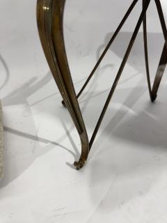 Gio Ponti Pair of Brass Italian Stool circas 1950 - 4571041