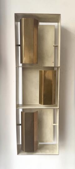 Gio Ponti Pair of Brass Sconces Finestra 12664 by Gio Ponti for Arredoluce Italy 1950s - 4510250