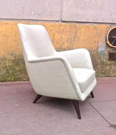 Gio Ponti Pair of Extremely Refined Design Pair of Armchairs attributed to Gio Ponti - 375601