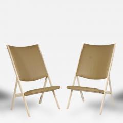 Gio Ponti Pair of Gabriella Folding Chairs by Gio Ponti - 79712