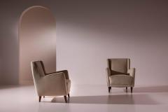 Gio Ponti Pair of Gio Ponti Armchairs for Cassina Conte Grande Liner 1949 - 4585823
