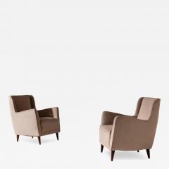 Gio Ponti Pair of Gio Ponti Armchairs for Cassina Conte Grande Liner 1949 - 4588307