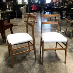 Gio Ponti Pair of Gio Ponti SuperLeggera Dining Chairs - 548476