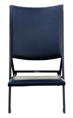 Gio Ponti Pair of Gio Ponti for Walter Ponti Gabriella Folding Chairs Model D 270 2 Black - 3041597