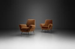 Gio Ponti Pair of Italian Armchairs in the manner of Gigi Radice Italy ca 1960s - 4505854