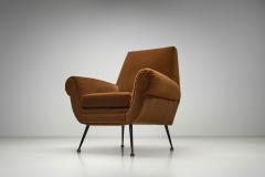 Gio Ponti Pair of Italian Armchairs in the manner of Gigi Radice Italy ca 1960s - 4505858