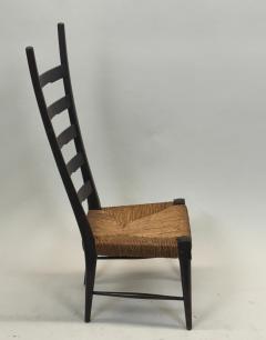 Gio Ponti Pair of Italian Modern Craftsman Side Chairs Attr to Gio Ponti circa 1939 - 4571278