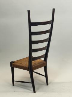 Gio Ponti Pair of Italian Modern Craftsman Side Chairs Attr to Gio Ponti circa 1939 - 4571282