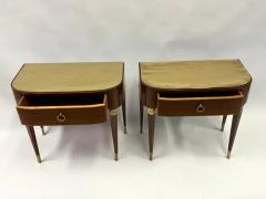 Gio Ponti Pair of Italian Modern Neoclassical End or Side Tables Nightstands Gio Ponti - 3504045