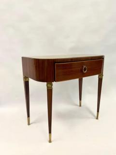 Gio Ponti Pair of Italian Modern Neoclassical End or Side Tables Nightstands Gio Ponti - 3504053