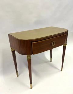 Gio Ponti Pair of Italian Modern Neoclassical End or Side Tables Nightstands Gio Ponti - 3504054