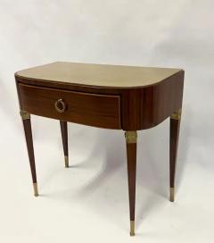 Gio Ponti Pair of Italian Modern Neoclassical End or Side Tables Nightstands Gio Ponti - 3504071