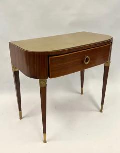 Gio Ponti Pair of Italian Modern Neoclassical End or Side Tables Nightstands Gio Ponti - 3504079