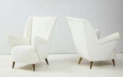 Gio Ponti Pair of Italian Vintage Lounge Chairs by Gio Ponti for ISA Bergamo - 2133008