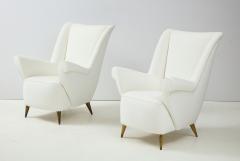 Gio Ponti Pair of Italian Vintage Lounge Chairs by Gio Ponti for ISA Bergamo - 2133010