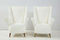 Gio Ponti Pair of Italian Vintage Lounge Chairs by Gio Ponti for ISA Bergamo - 2133017