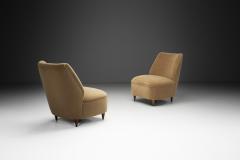 Gio Ponti Pair of Lounge Chairs in the manner of Gio Ponti Italy Mid 20th Century - 4505773