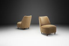 Gio Ponti Pair of Lounge Chairs in the manner of Gio Ponti Italy Mid 20th Century - 4514218