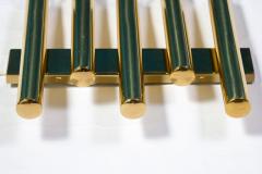 Gio Ponti Pair of Modern Brass Sconces Attributed to Gio Ponti 1970 - 3177523
