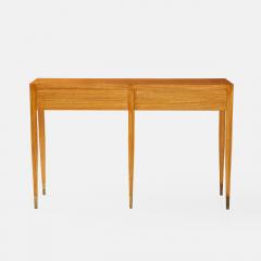 Gio Ponti Rare Ash Wood Console by Gio Ponti for Giordano Chiesa - 3368458