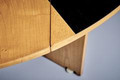 Gio Ponti Rare Drop Leaf Table from the Apta Series by Gio Ponti with two tone pattern - 4146281