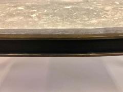 Gio Ponti Rare Italian Modern Neoclassical Gilt Bronze Coffee Table Attr to Gio Ponti - 1759634