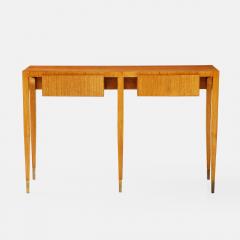 Gio Ponti Rare Pair of Ash Wood Consoles by Gio Ponti for Giordano Chiesa - 3369135