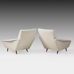 Gio Ponti Rare Pair of Distex Lounge Chairs Model 807 - 1967580