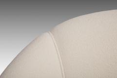 Gio Ponti Rare Pair of Ivory Boucl and Gilt Metal Armchairs by Gio Ponti - 4561472