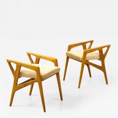 Gio Ponti Rare Pair of Sculptural Stools by Gio Ponti - 2464783