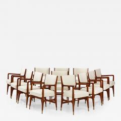 Gio Ponti Rare Set of 12 Dining Chairs Model 110 by Gio Ponti for Cassina - 2861972