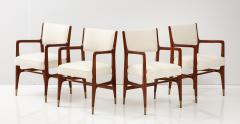 Gio Ponti Rare Set of 4 Dining Chairs Model 110 by Gio Ponti for Cassina - 2858591