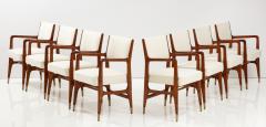 Gio Ponti Rare Set of 8 Dining Chairs Model 110 by Gio Ponti for Cassina - 2856991