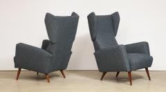 Gio Ponti Rare pair of Lounge Chairs by Gio Ponti - 1007474